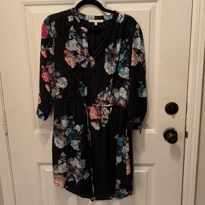 Daniel rainn floral tie dress